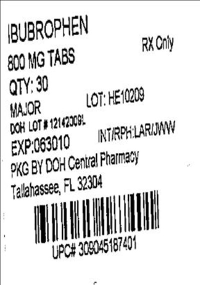 Principal Display Panel 800 mg (Ibuprofen 800mg(major))